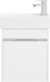 Aquanet Тумба под раковину Лидс 50 подвесная белая – фотография-2